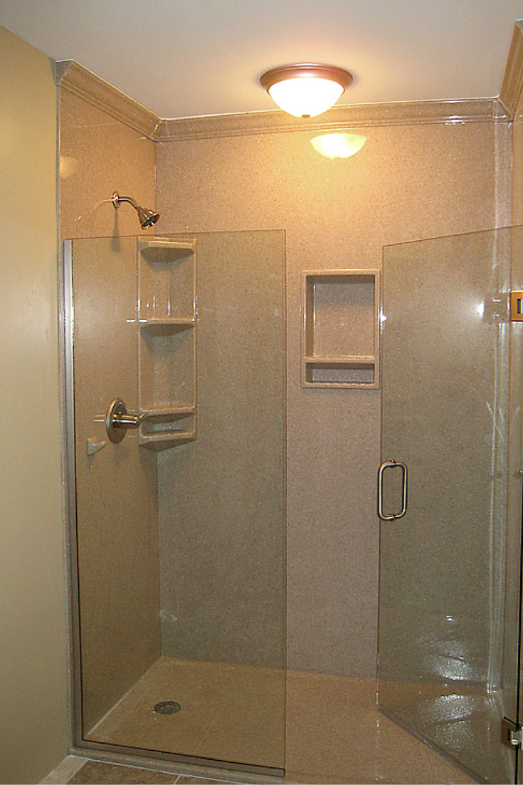 3 Steps to Add Trim and Borders to DIY Shower Wall Panels