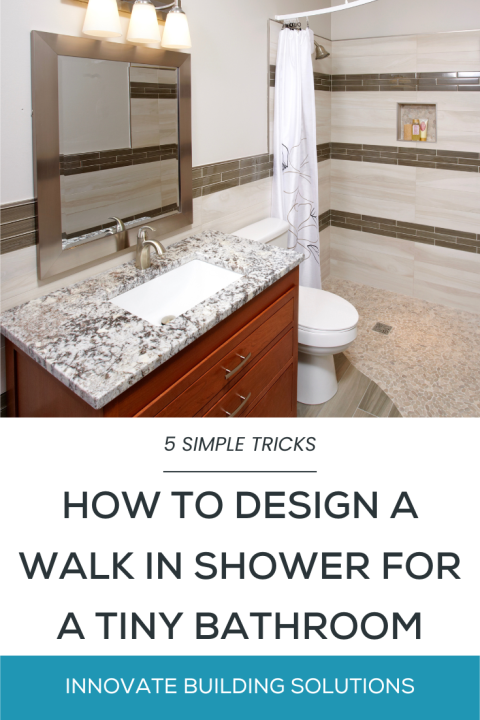 5 Simple Tricks to Design a Walk in Shower for a Tiny Bathroom | bathroom remodeling ideas | home Improvement design | Tiny small bathroom in cleveland ohio