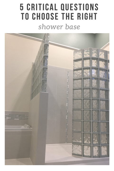 5 critical questions to choose the right shower base | Innovate Building Solutions