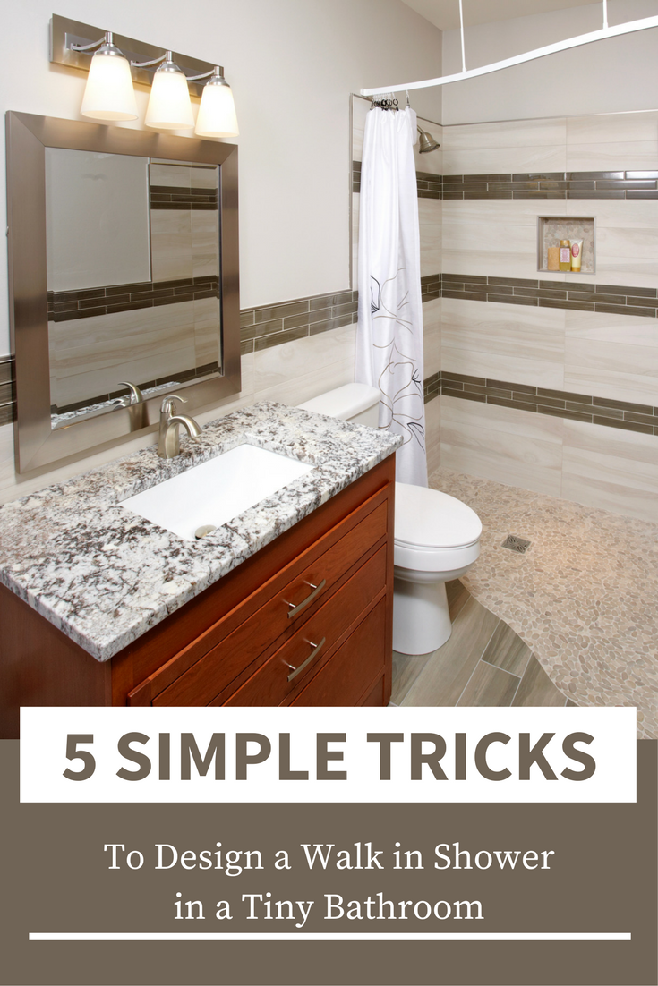 5 Simple Tricks to Design a Walk in Shower for a Tiny Bathroom