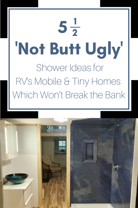 5.5 Stylish Shower Panel & Base Ideas for an RV, Tiny Home or Mobile Home | Innovate Home Org | #ShowerPanels #ShowerBase #Remodeling #TinyShower