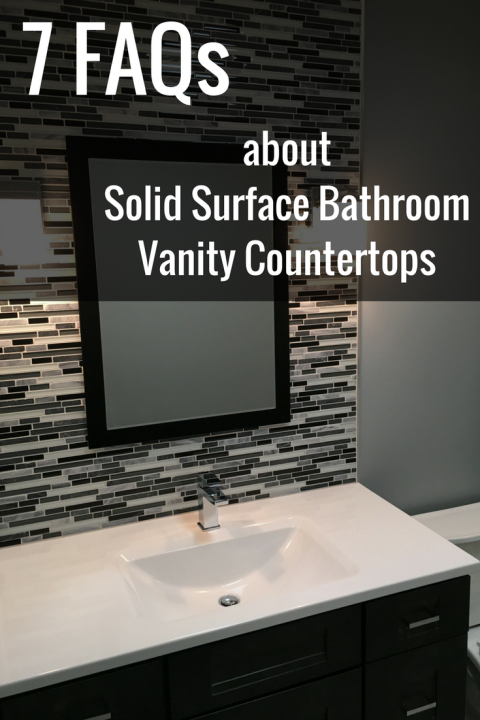 7 frequently asked questions about solid surface bathroom vanity countertops | Innovate Building Solutions