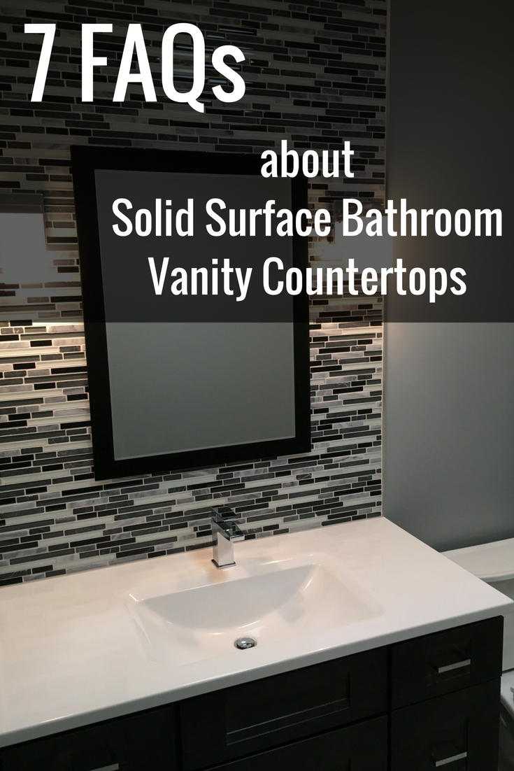 7 Frequently Asked Questions about Solid Surface Bathroom Vanity Countertops