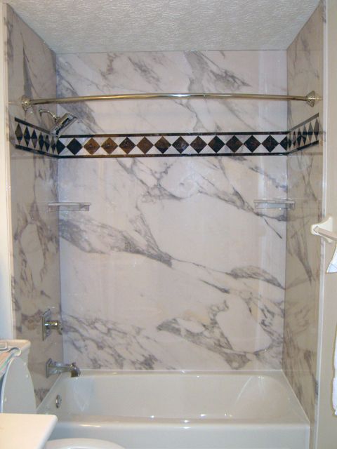 Decorative Diy Shower Tub Wall Panels, Bathtub And Shower Wall Liners