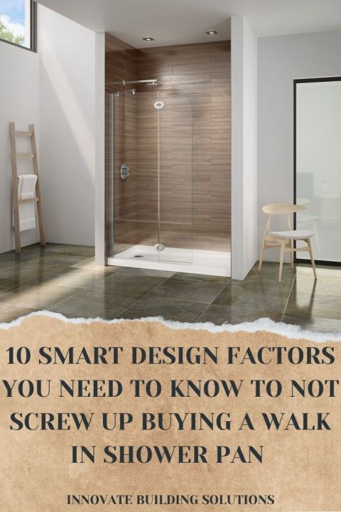 Blog Post - Opening image 10 smart design factors walk in shower pan | Innovate Building Solutions #ShowerPan #ShowerRemodel #ShowerBase