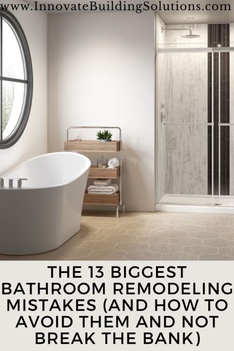 Blog Post - Opening image - The 13 biggest bathroom remodeling mistakes | Innovate Building Solutions #BathroomRemodeling #ShowerRemodel #WaterproofLaminateWallPanels