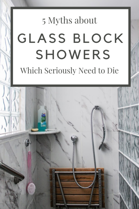 Glass Block shower myths that are downright wrong | Innovate Building Solutions | #glassblockshower #showerdesigns #bathroomremodeling #ShowerDeisgns