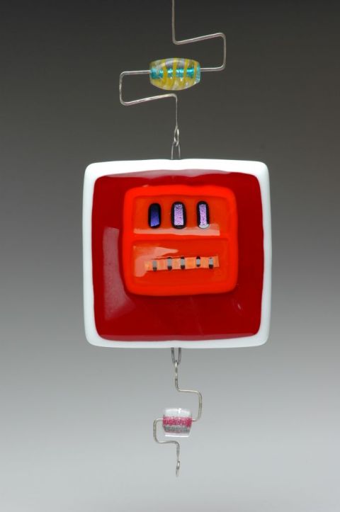 Decorative Glass Tile Necklace