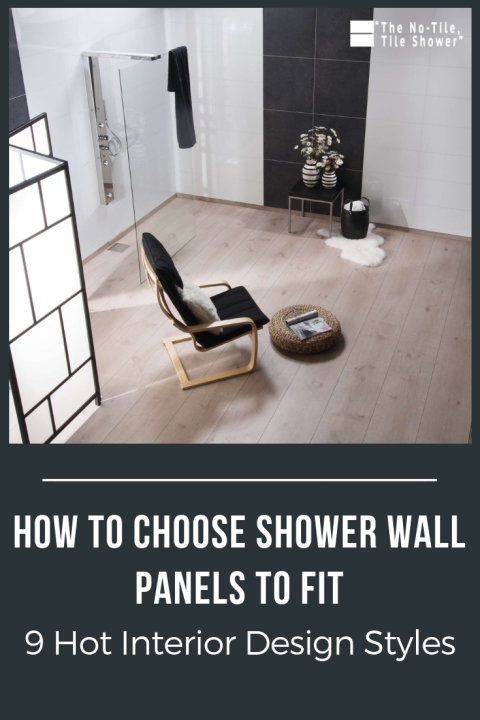 How to choose shower wall panels to fit 9 hot interior designs | Innovate Building Solutions | #ShowerPanels #BathroomDesigns #BathroomIdeas