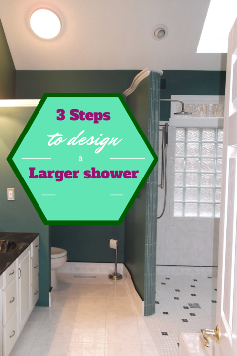 How to make a large shower even in a smaller bathroom space | Innovate Building Solutions