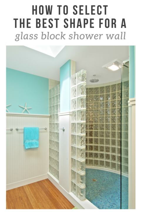 How to select the best shape for a glass block shower wall | Innovate Building Solutions