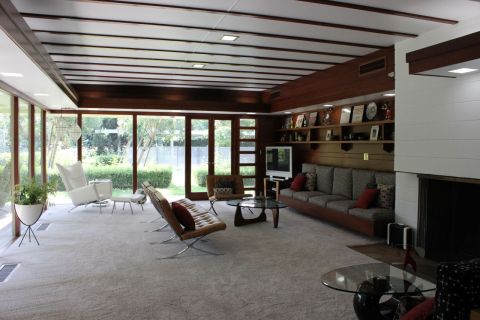 Usonian Frank Lloyd Wright Home in Fresno California after Restoration