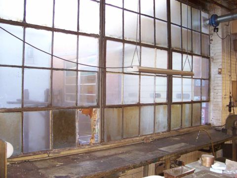 Old Factory Window Martindale Electric
