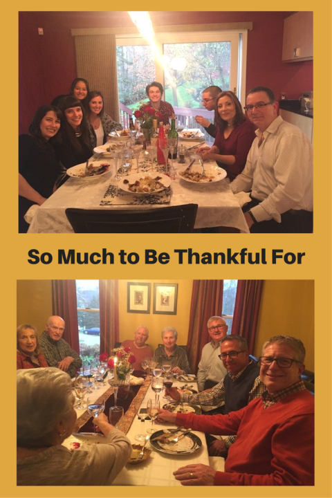 Mike Foti Thanksgiving celebration being thankful