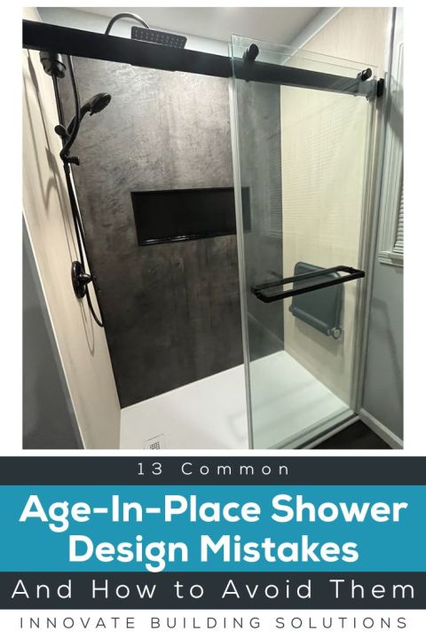 Opening Image - 13 Common Age in Place Shower Design Mistakes, and How to Avoid Them - Innovate Building Solutions, Walk In Shower Designs, Custom Bathroom Shower Ideas, Modern Shower Concepts, Luxury Accessible Showers
