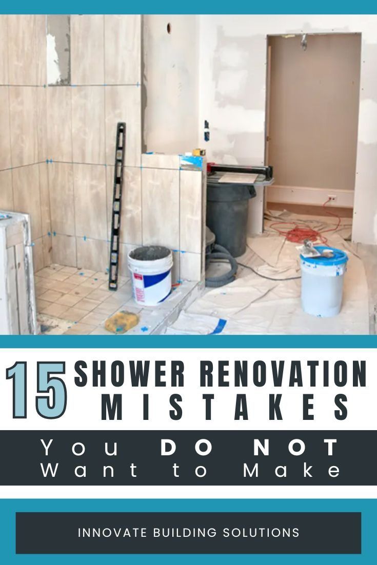 Opening Image - 15 Shower Renovation Mistakes you DO NOT Want to Make - Innovate Building Solutions, Bathroom Remodeling Projects, Tips For Shower Remodel, Bathroom Renovation Projects, Bathroom Shower Products