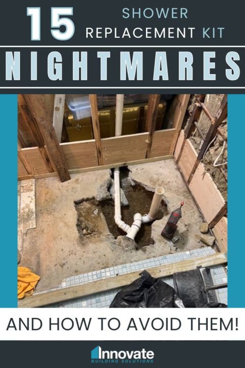 Opening Image - 15 Shower Replacement Kit Nightmares - And how to Avoid Them - Innovate Building Solutions, Bathroom Shower Renovations, Custom Walk In Shower, Shower Remodeling Concepts, Modern Shower Designs