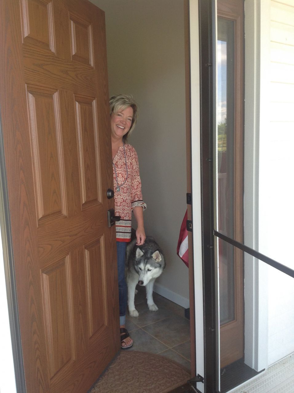 Fiberglass front entry door in Carrol Ohio