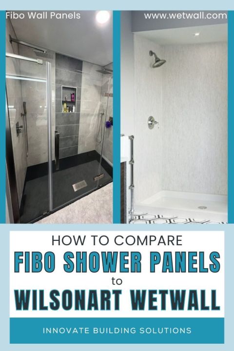Opening Image - How to Compare Fibo Shower Wall Panels to WilsonArt WetWall - Innovate Building Solutions, Shower Wall Panels, Bathroom Renovation Products, Shower Remodeling Ideas, DIY Bathroom Shower Projects