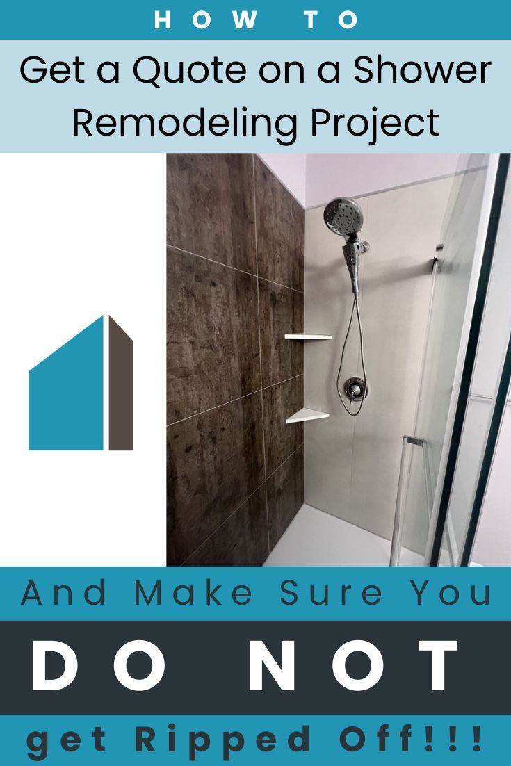 Opening Image - How to get a Quote on a Shower Remodeling Project … and Make Sure You DO NOT get Ripped Off! - Innovate Building Solutions, Walk In Shower Ideas, Bathroom Dream Renovations, Shower Wall Panels, Bathroom Shower Pans