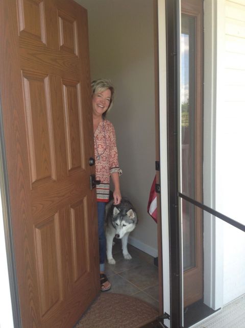 Fiberglass front entry door in Carrol Ohio