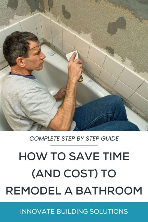 PINTEREST How to save time (and cost) to remodel a bathroom | Cleveland Ohio Bathroom Remodel | Bathroom Remodeling companies in northeast ohio