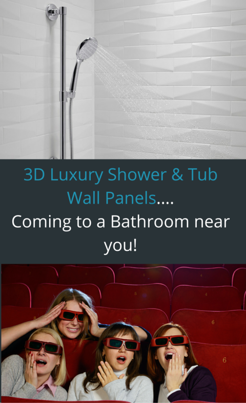3D Luxury Shower and Tub Wall Panels Coming to a Bathroom Near You