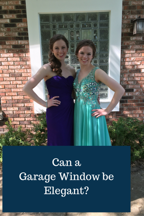 Decorative Glass block garage window in Michigan with an architectural flair