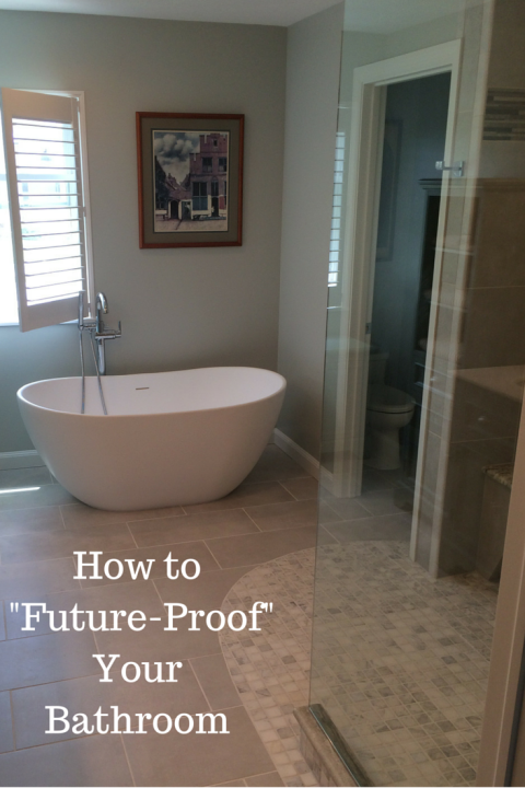 How to future proof your bathroom to be waterproof and assist aging in place