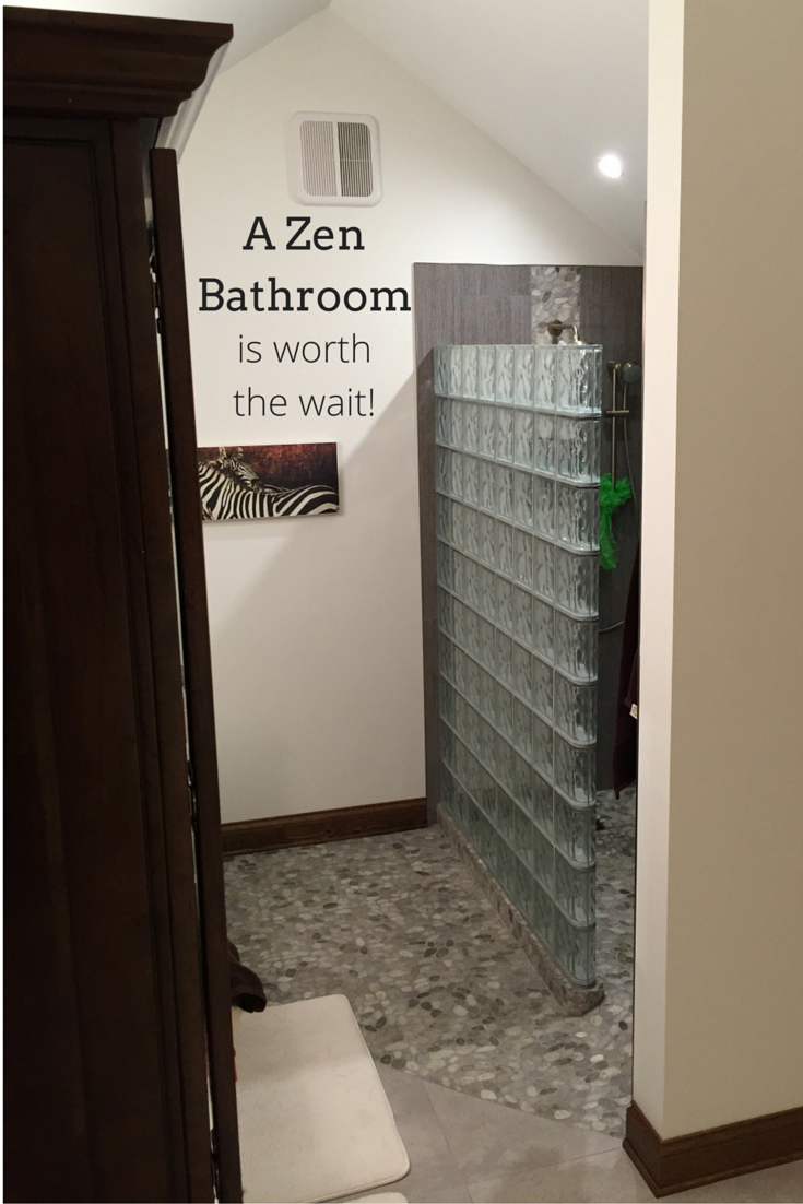Zen Minimalist Bathroom In Chicago Uses Glass Block Walk a 