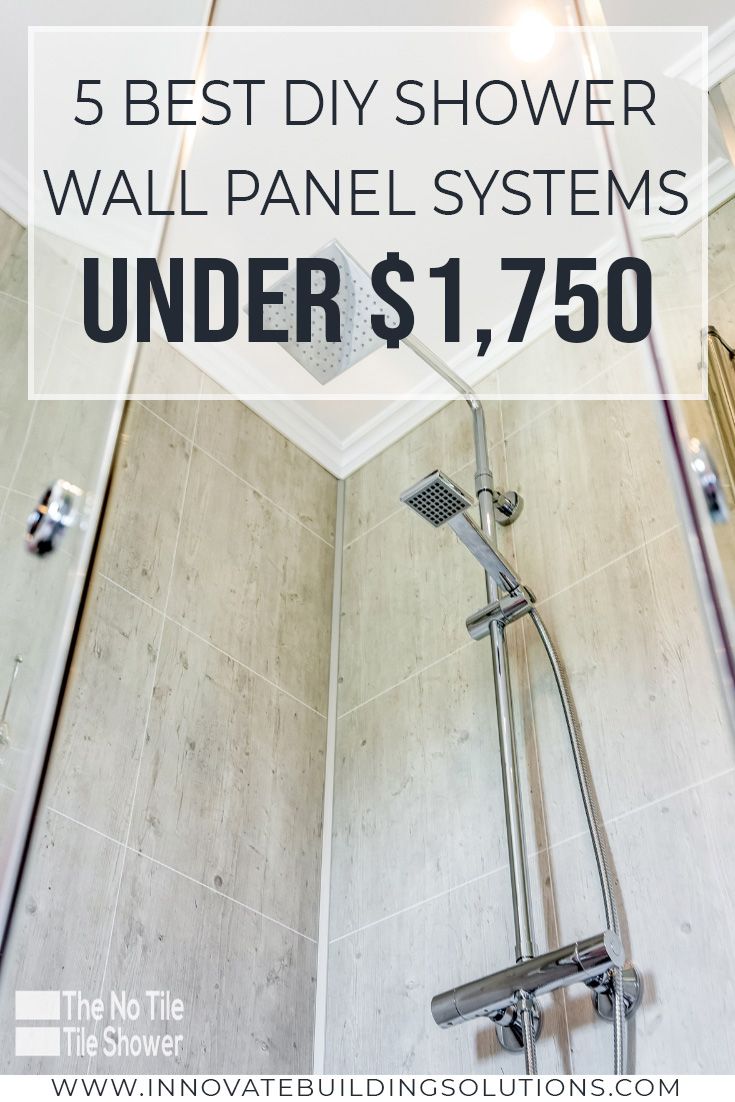 Solid Surface Shower Wall Panel & Base Kits - Innovate Building