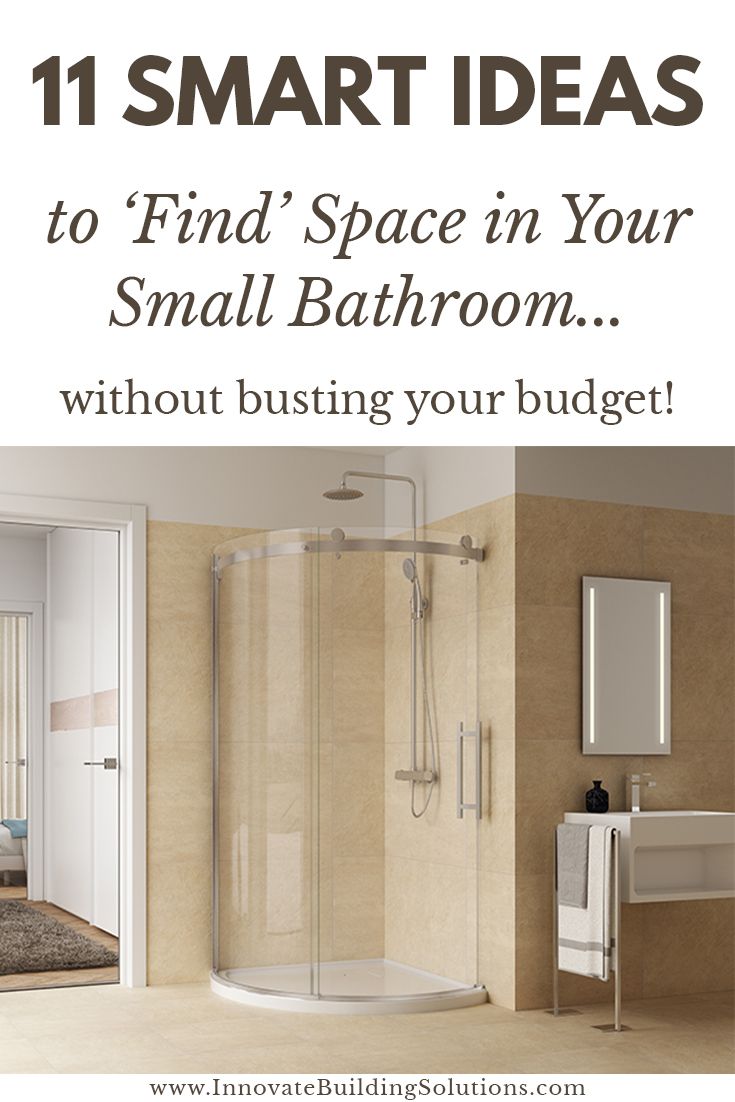 11 Smart Ideas to ‘Find’ Space in Your Small Bathroom…without busting your budget