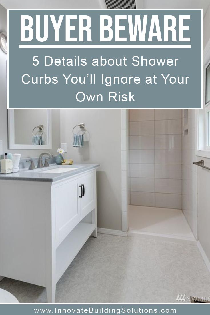 Shower Curb And Threshold Problems, How To Tile Shower Curb Without Bullnose
