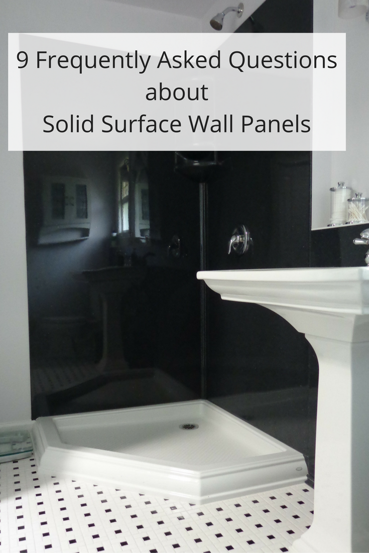 9 Frequently Asked Questions about Stone Solid Surface Shower Wall Panels