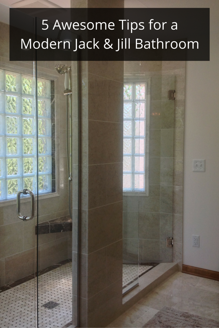 5 Tips for a Modern Jack and Jill Bathroom Remodel in Powell Ohio