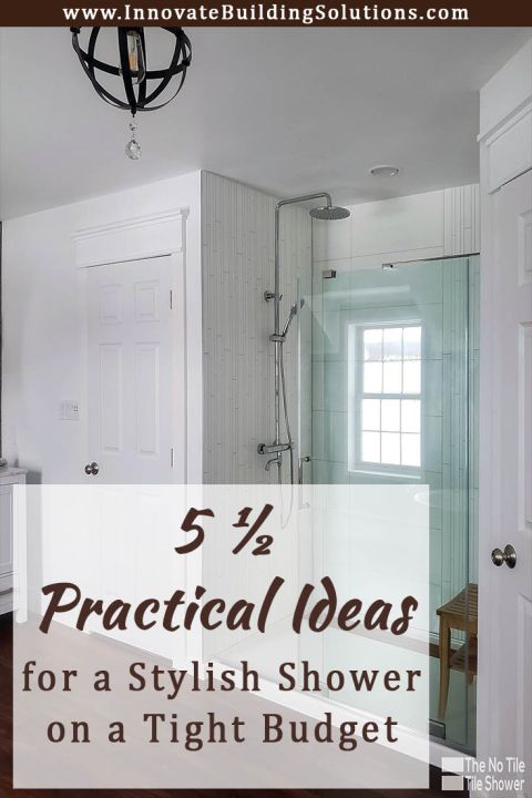 Practical ideas for a stylish shower on a tight budget | Innovate Building Solutions | #BathroomRemodel #ShowerDesign #BathroomDesign #StylishBathroom