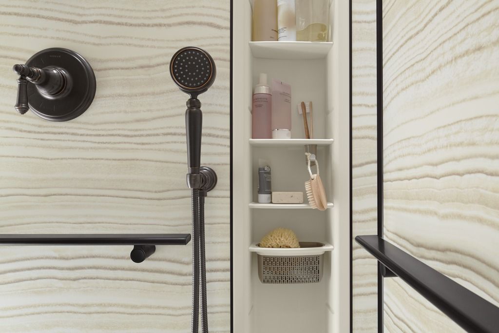 3 ½ Innovative Shower Storage Products for a Luxury Bathroom