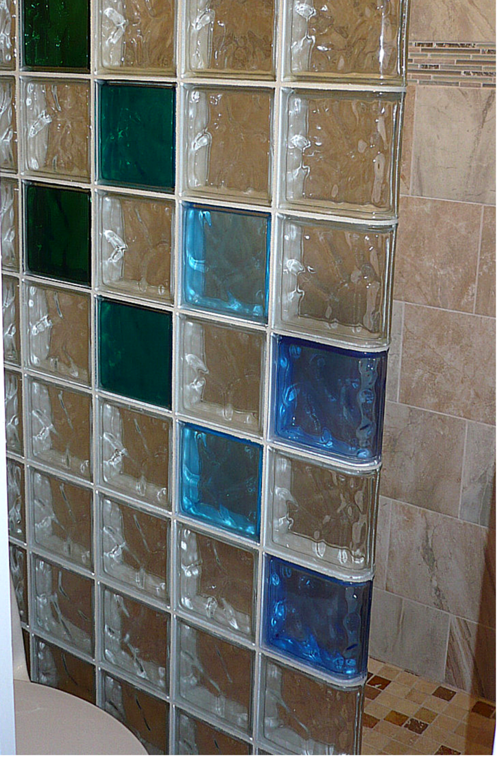 glass block wall