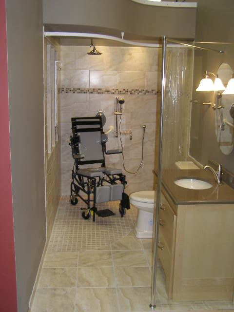 wheelchair accessible bath