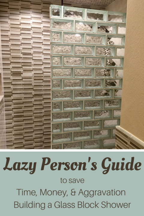 The Lazy Person’s Guide to Save on Building a Glass Block Shower Wall | Innovate Building Solutions | #GlassBlock #ShowerWall #BathroomRemodel