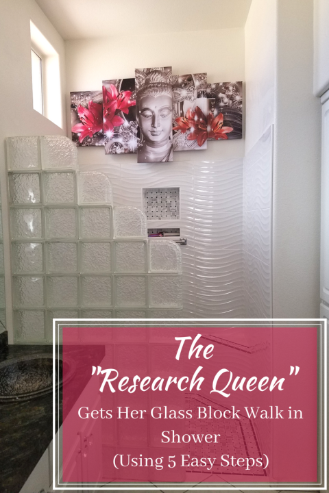 The research Queen Gets her glass block walk in shower | Innovate Building Solutions | #GlassBlockWall #GlassBlockDesign #LasVegasGlassBlock