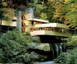 Falling water home by Frank Lloyd Wright