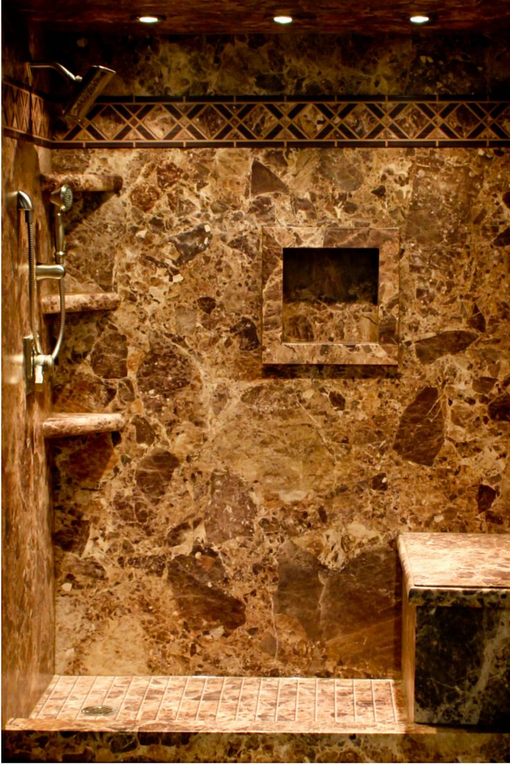 how to install DIY shower and tub wall panels finished image