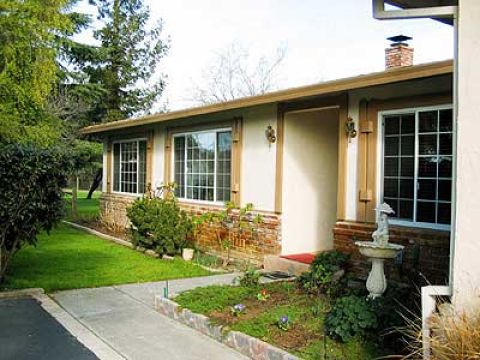 Single level ranch home