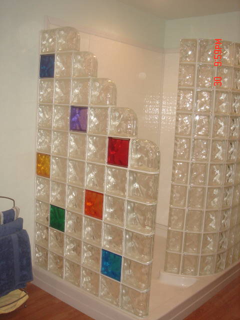 glass block partition