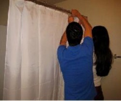 DIY shower curtain installations are easy 