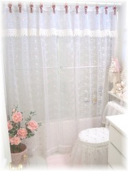 Victorian shower curtains or just one of many designs possible 