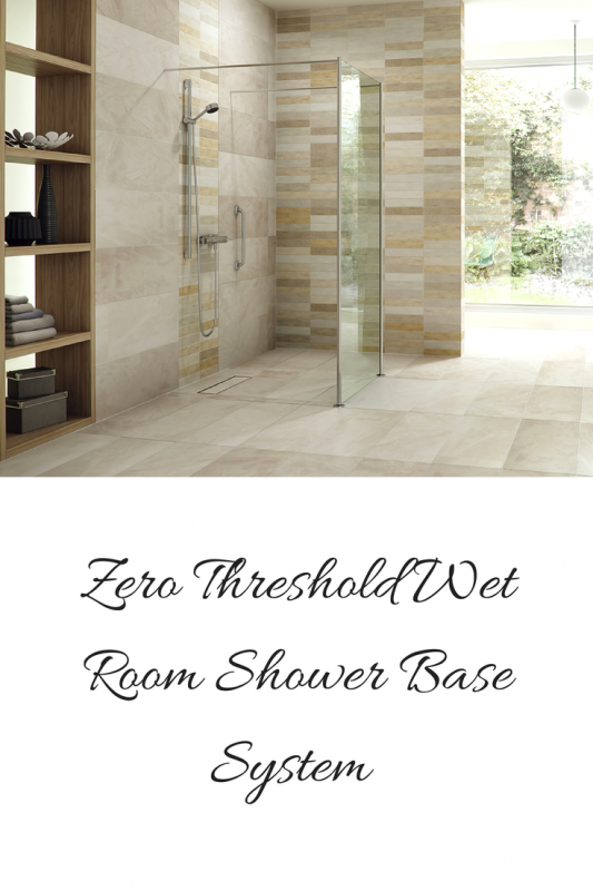 Zero Threshold Wet Room Shower Base