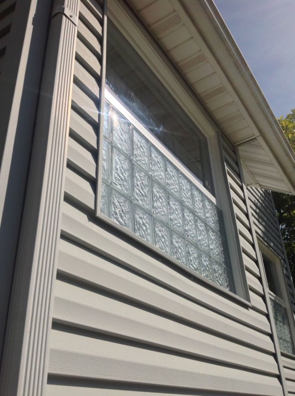 glass block kitchen window columbus ohio 