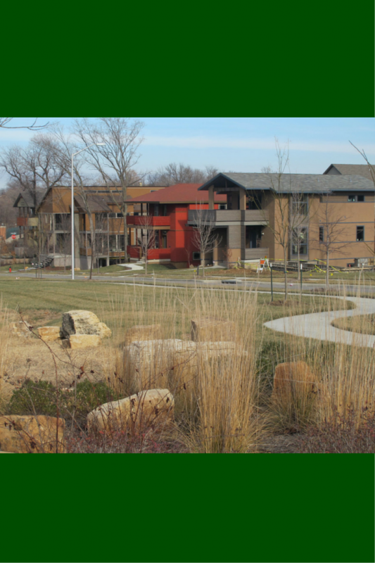 Greenspace in the beacon hill subdivision in kansas city 